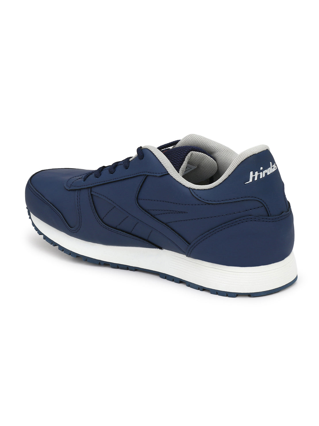 Hirolas® Men's Multisports Shock Absorbing Walking Running Fitness Athletic Training Gym Blue Lace Up Sneaker Sport Shoes (HRL2001B)