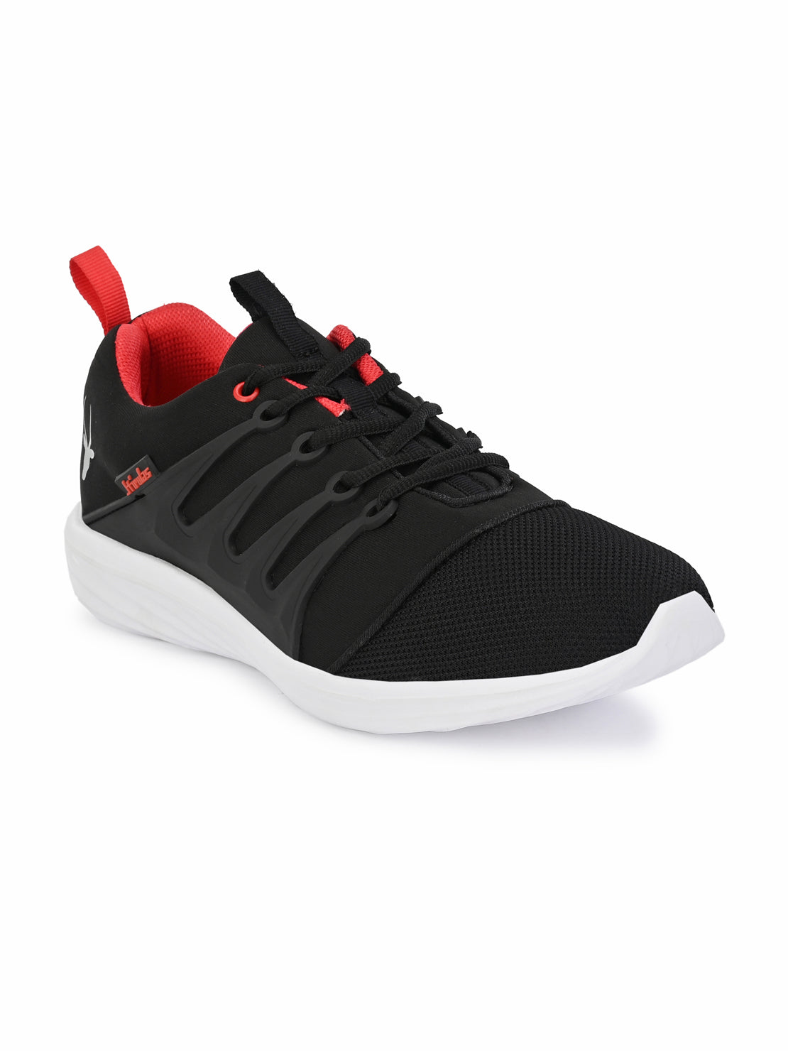 Hirolas® Men's Black Mesh Running/Walking/Gym Slip On Sneaker Sport Shoes (HRL2004BLR)