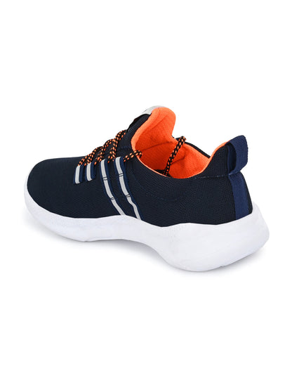 Hirolas® Men's Blue Mesh Running/Walking/Gym Lace Up Sneaker Sport Shoes (HRL2023BLU)