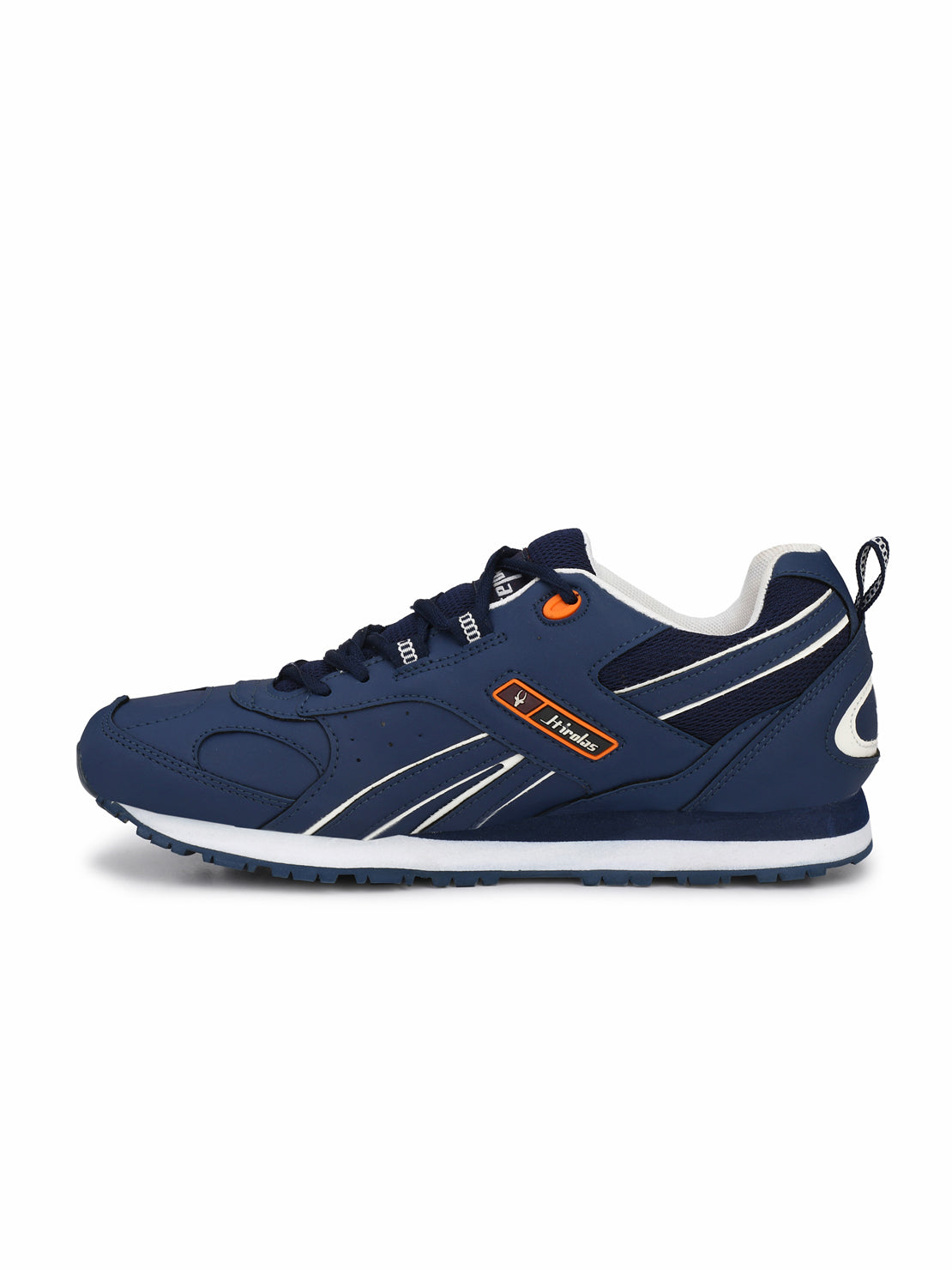 Hirolas® Men's Multisports Shock Absorbing Walking Running Fitness Athletic Training Gym Blue Lace Up Sneaker Sport Shoes (HRL2044B)