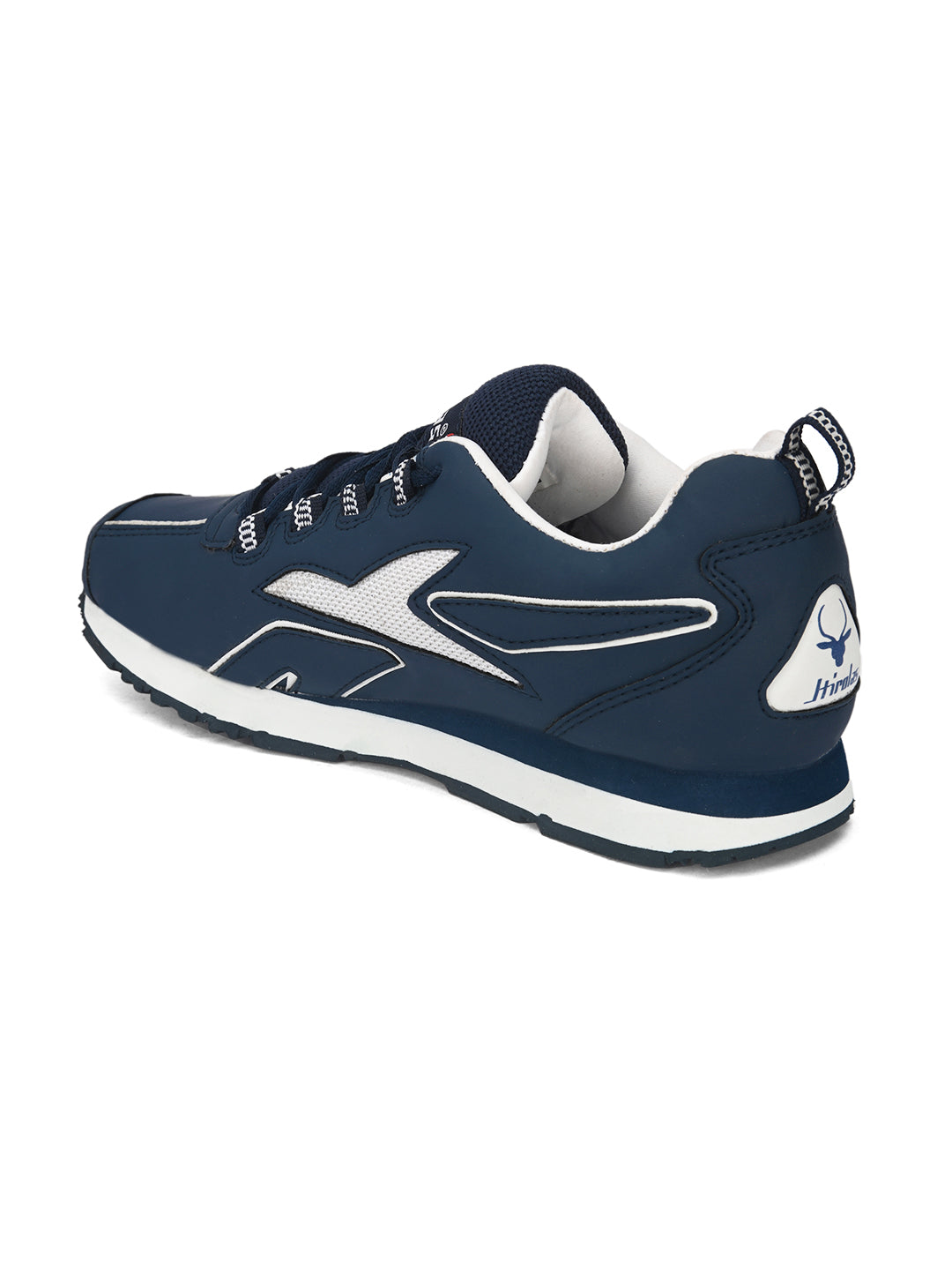 Hirolas® Men's Multisports Shock Absorbing Walking Running Fitness Athletic Training Gym Blue Lace Up Sneaker Sport Shoes (HRL2089BLU)