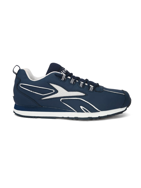 Hirolas Men's Multisports Shock Absorbing Walking Running Fitness Athletic Training Gym Blue Lace Up Sneaker Sport Shoes (HRL2089BLU)