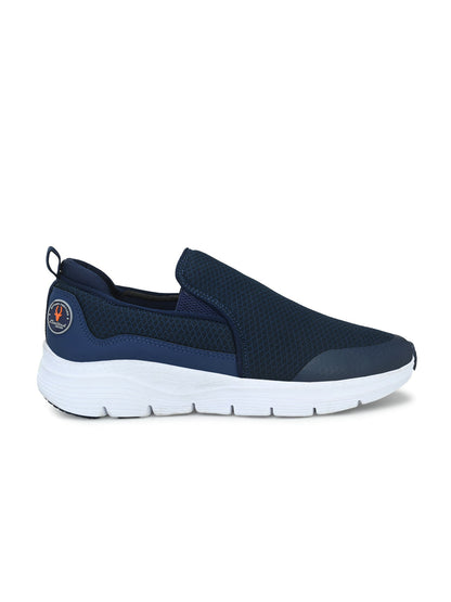 Hirolas® Men's Blue Elite Shock Absorbing Walking Slip On Sport Shoes  (HRLMP02BLU)