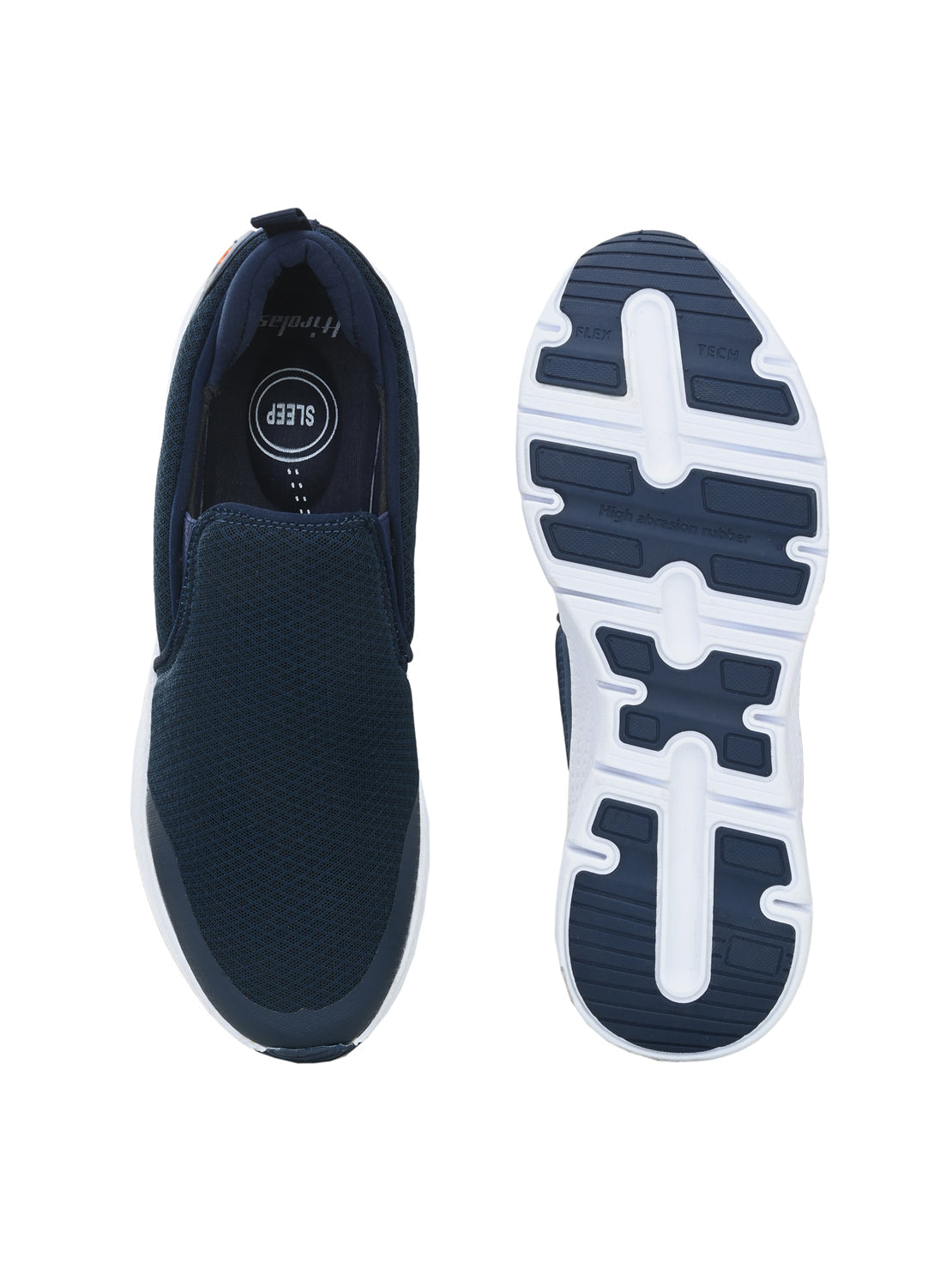 Hirolas® Men's Blue Elite Shock Absorbing Walking Slip On Sport Shoes  (HRLMP02BLU)