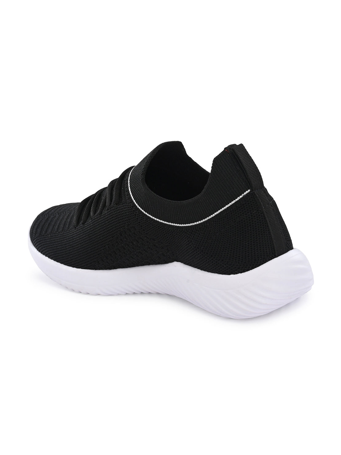 Hirolas® Women Black Casual Running Walking Jogging Gym comfortable Athletic Lace-Up Sports_Shoes (HRLWF01BLK)