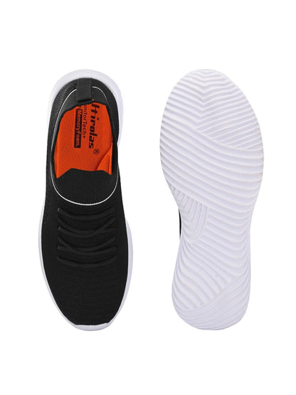 Hirolas® Women Black Casual Running Walking Jogging Gym comfortable Athletic Lace-Up Sports_Shoes (HRLWF01BLK)