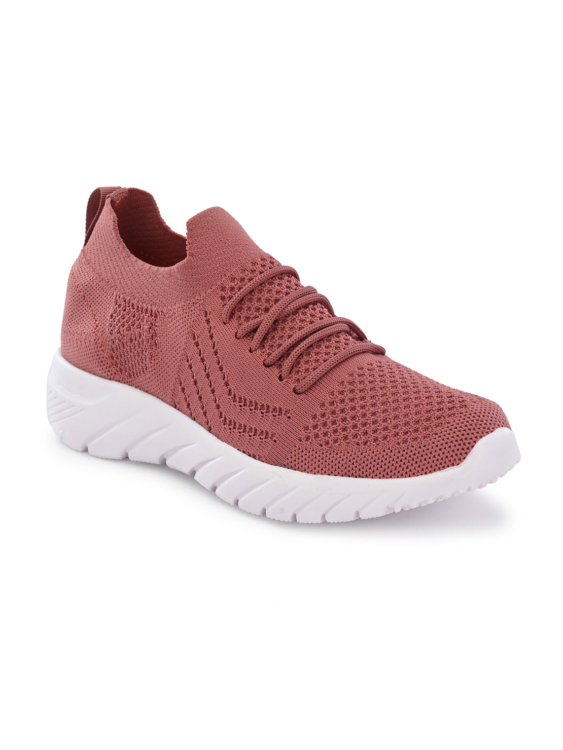 Hirolas® Women Pink Casual Running Walking Jogging Gym comfortable Athletic Lace-Up Sports_Shoes (HRLWF02PNK)