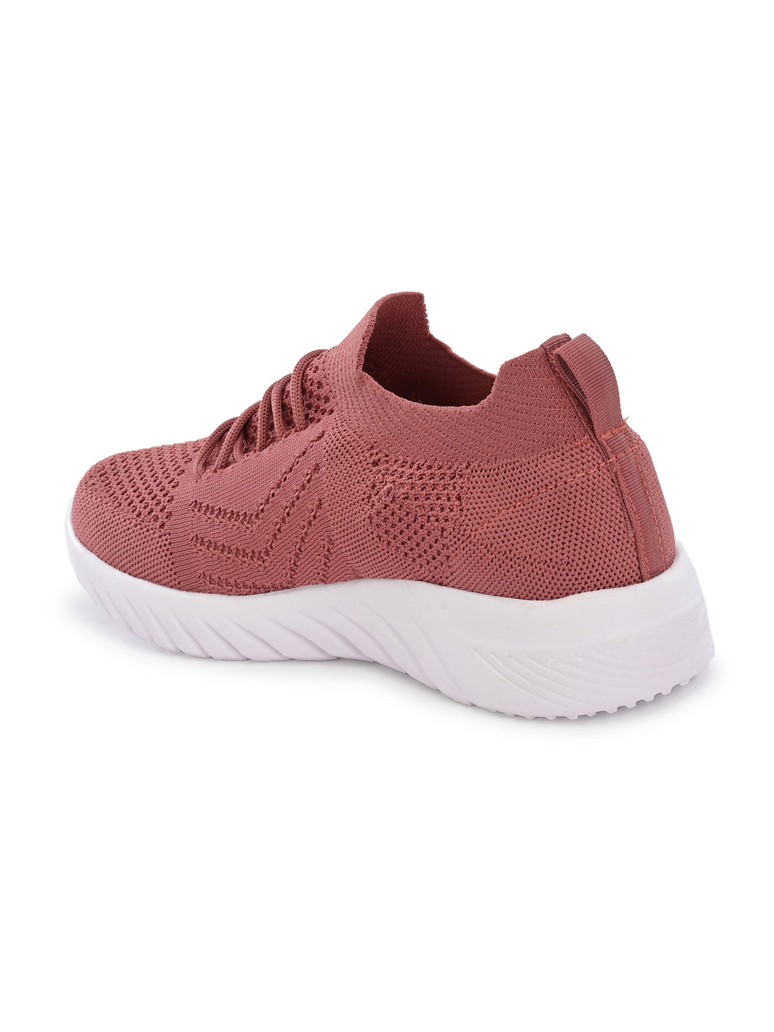 Hirolas® Women Pink Casual Running Walking Jogging Gym comfortable Athletic Lace-Up Sports_Shoes (HRLWF02PNK)