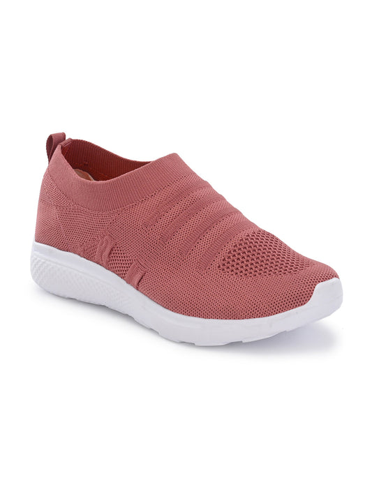 Hirolas® Women Pink Casual Running Walking Jogging Gym comfortable Athletic Lace-Up Sports_Shoes (HRLWF04PNK)