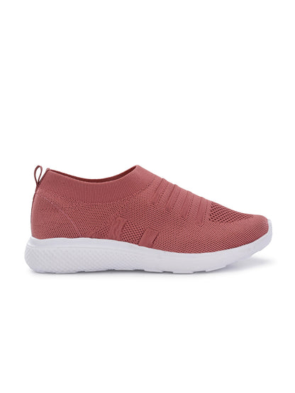 Hirolas® Women Pink Casual Running Walking Jogging Gym comfortable Athletic Lace-Up Sports_Shoes (HRLWF04PNK)