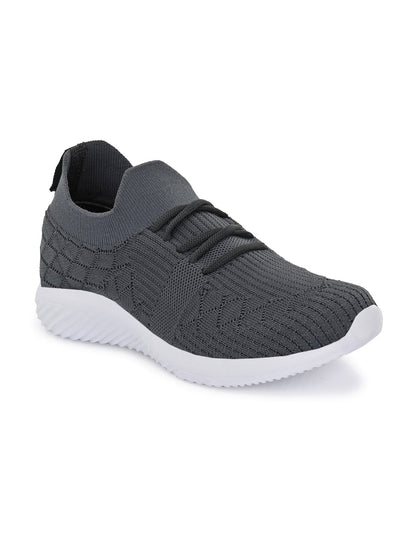 Hirolas® Women Grey Casual Running Walking Jogging Gym comfortable Athletic Lace-Up Sports_Shoes (HRLWF07GRY)