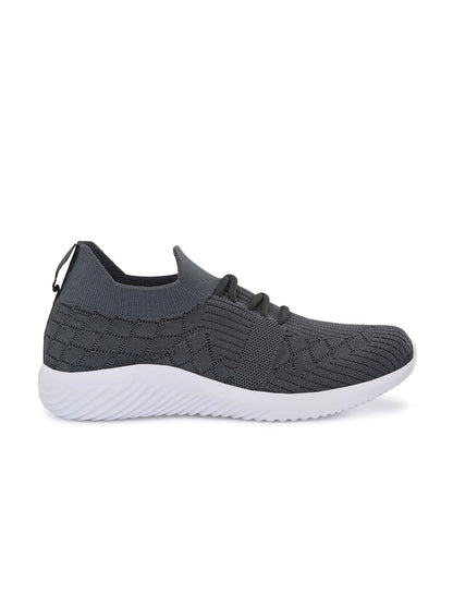 Hirolas® Women Grey Casual Running Walking Jogging Gym comfortable Athletic Lace-Up Sports_Shoes (HRLWF07GRY)