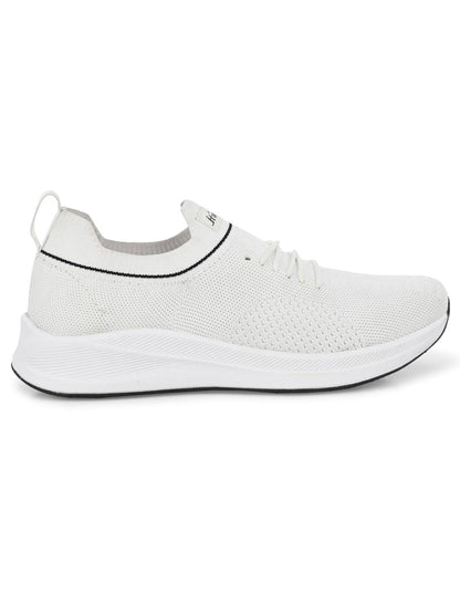 Hirolas® Women White Casual Running Walking Jogging Gym comfortable Athletic Lace-Up Sports_Shoes (HRLWF14WHT)