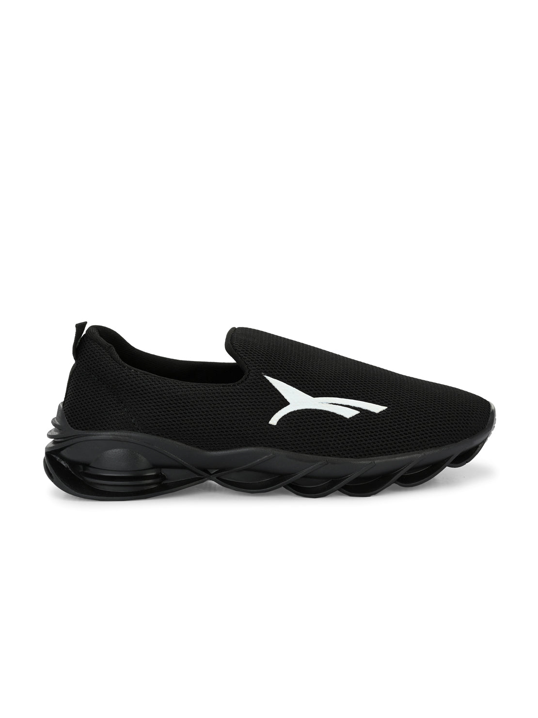 Hirolas® Women Black Comfort Slip-On Walking Sports_Shoes (HRLWF16BLK)