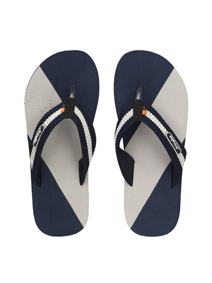 Hirolas® Men's Blue Fabrication Flip-Flops (HROFF02BUG)