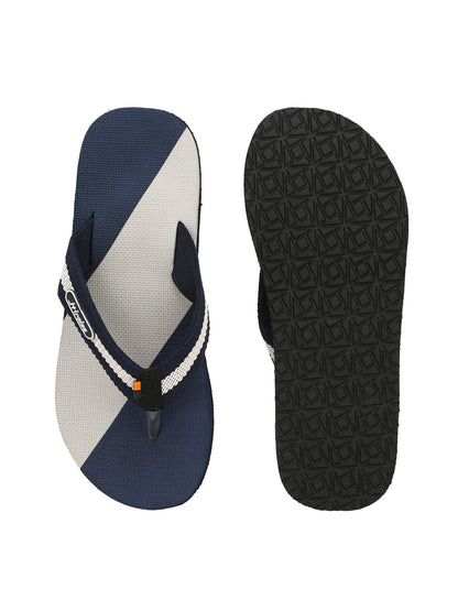Hirolas® Men's Blue Fabrication Flip-Flops (HROFF02BUG)