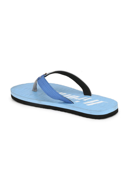 Hirolas® Men's Sky Blue Fabrication Flip-Flops (HROFF07SKY)