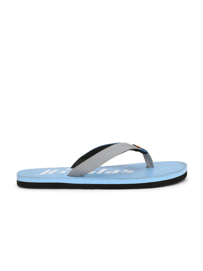 Hirolas® Men's Sky Blue Fabrication Flip-Flops (HROFF07SKY)