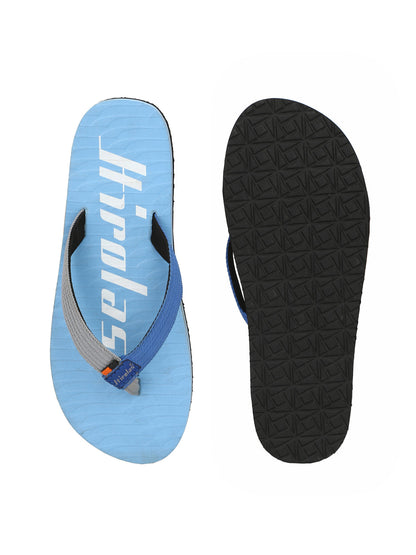 Hirolas® Men's Sky Blue Fabrication Flip-Flops (HROFF07SKY)