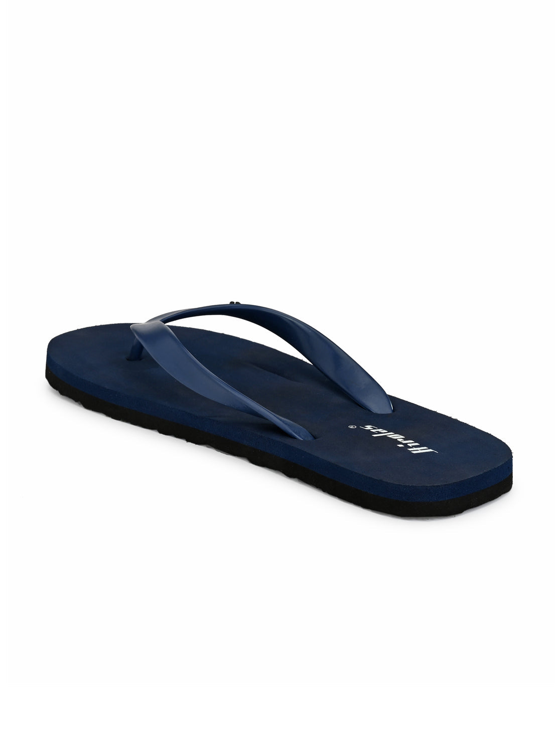Hirolas® Men's Solid Blue Thong Flip-Flops (HROFF08BLU)