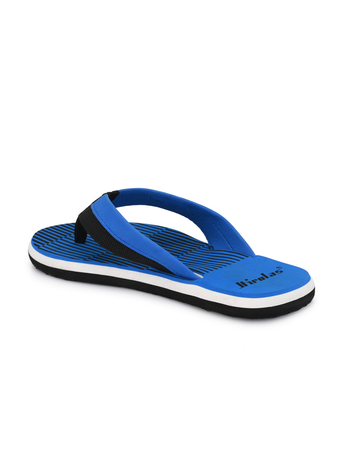 Hirolas® Men's Blue Fabrication Combortable Flip-Flops (HROFF12BLU)