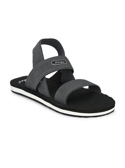 Hirolas® Men's Trendy Ealsticated Grey Comfortable Sandal (HROFF14GRY)