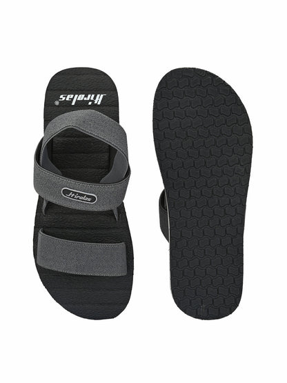 Hirolas® Men's Trendy Ealsticated Grey Comfortable Sandal (HROFF14GRY)