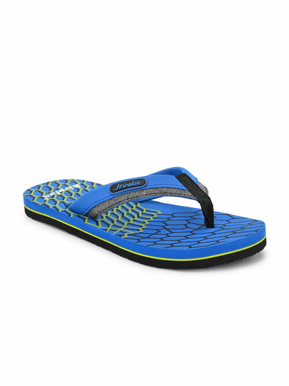 Hirolas® Men's Blue Fabrication Flip-Flops (HROFF16BLU)