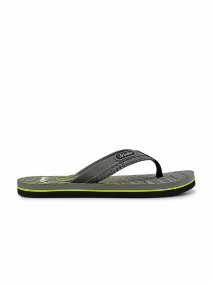 Hirolas® Men's Grey Fabrication Flip-Flops (HROFF16GRY)