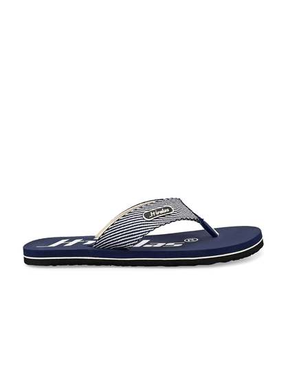 Hirolas® Men's Blue Fabrication EVA Flip-Flops (HROFF28BLU)