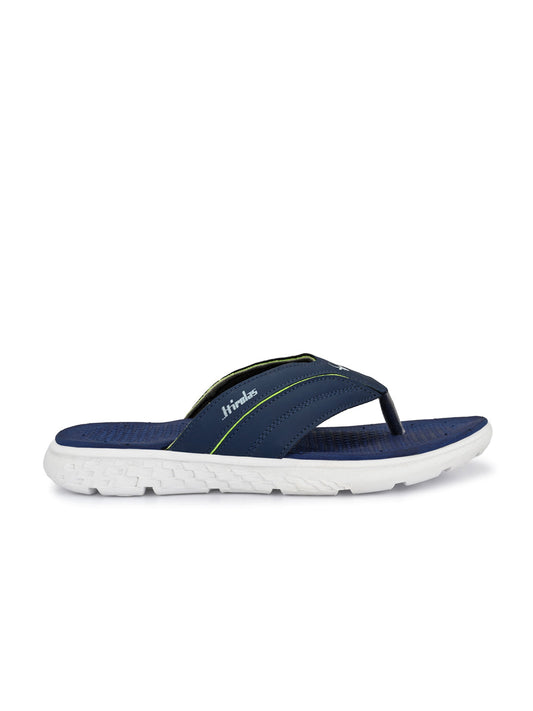 Hirolas Men's Blue/Green CLOUDWALK | Comfortable | Ultra-Soft | Light-Weight | Shock Absorbent | Bounce Back Technology | Water-Resistant Slippers (HROFF30BUG)