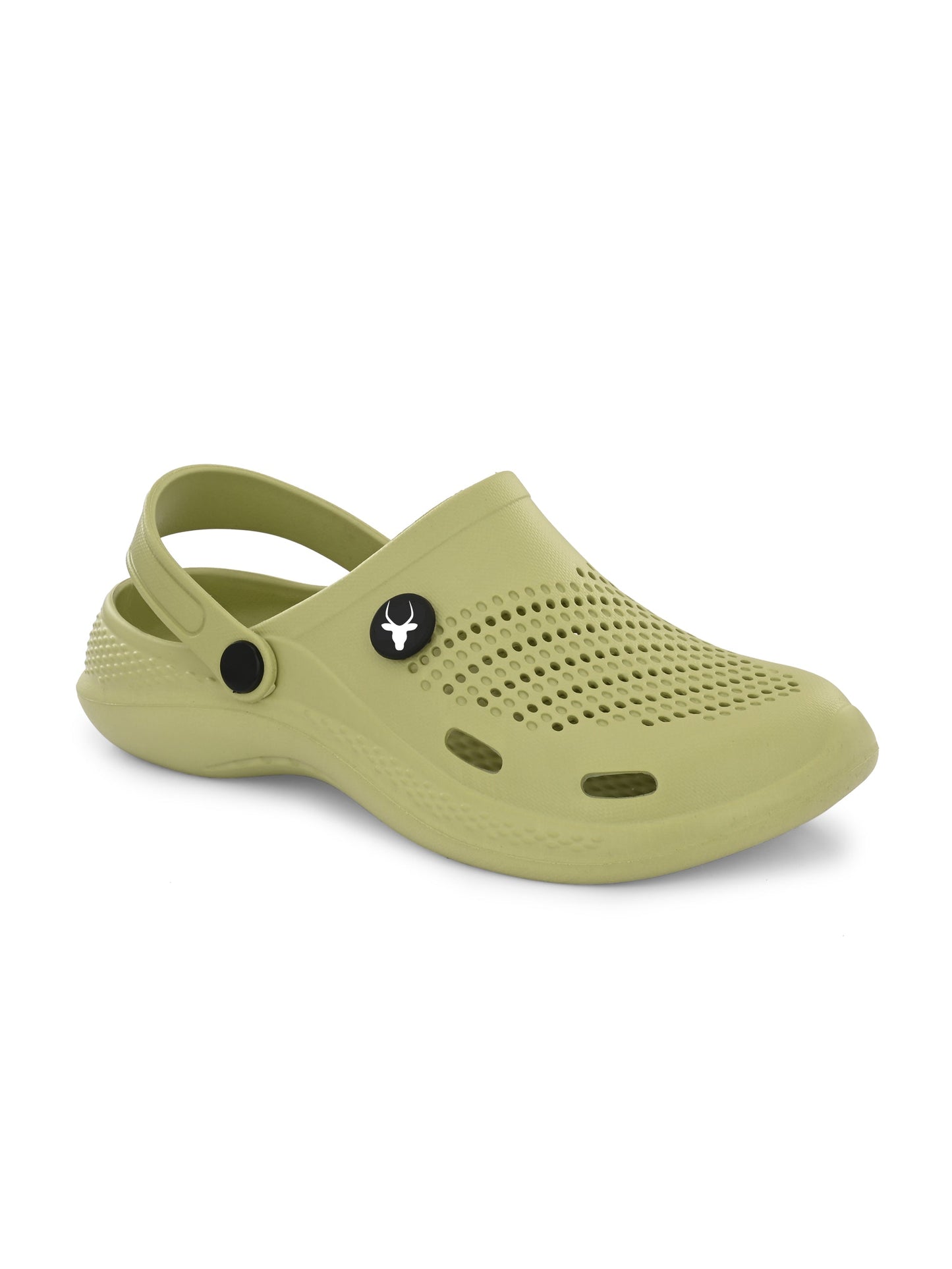 Hirolas® Men's Beige Cushioned Fluffy Comfortable Slider Clogs (HROMCL06BGE)