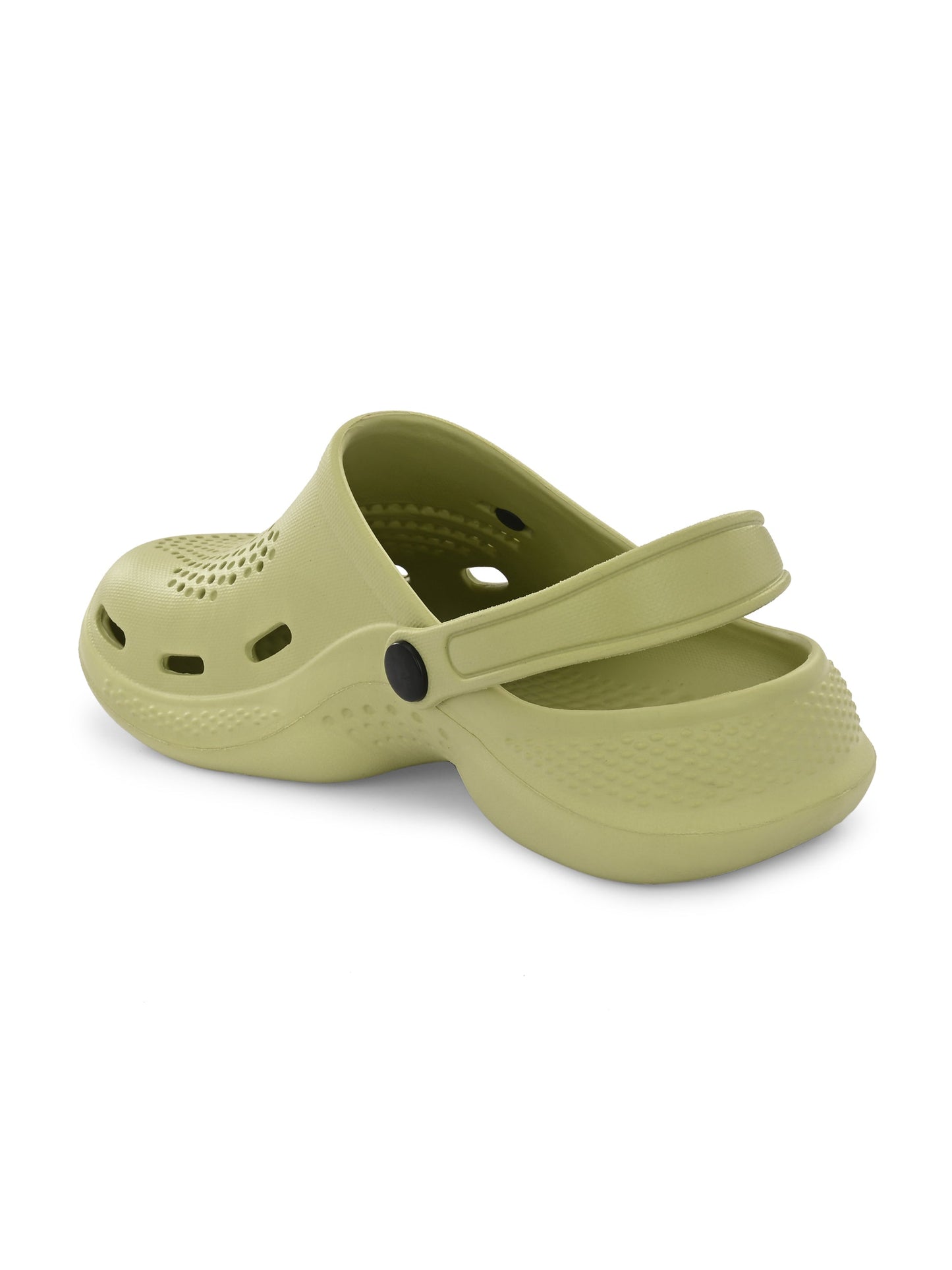 Hirolas® Men's Beige Cushioned Fluffy Comfortable Slider Clogs (HROMCL06BGE)