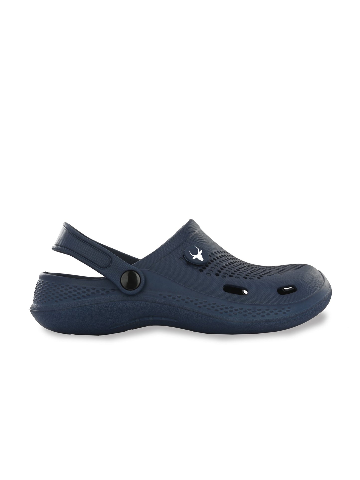 Hirolas® Men's Blue Cushioned Fluffy Comfortable Slider Clogs (HROMCL06BLU)