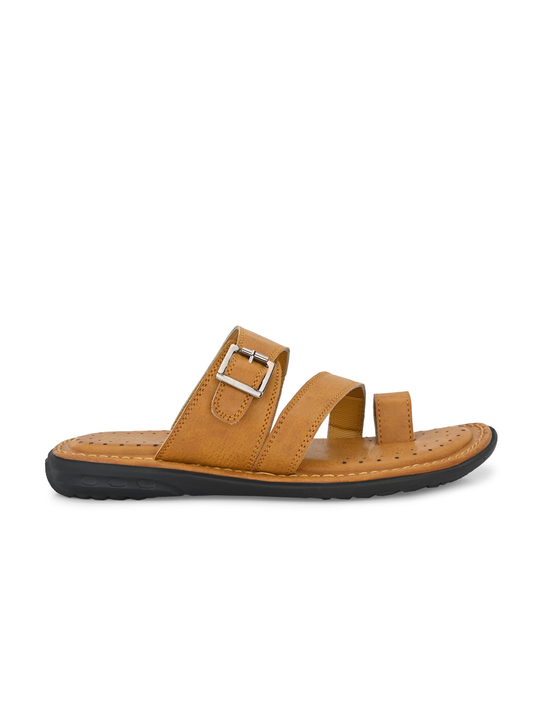Hirolas® Men's Tan Comfortable Office Slippers (HROMSL09TAN)