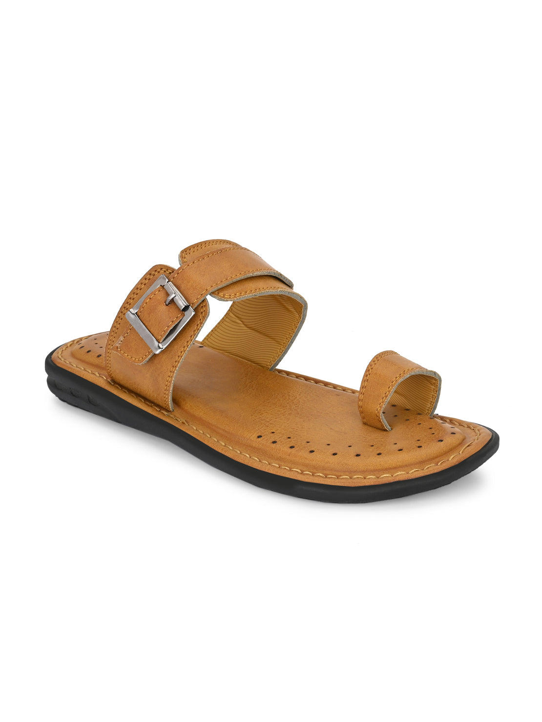 Hirolas® Men's Tan Comfortable Office Slippers (HROMSL11TAN)