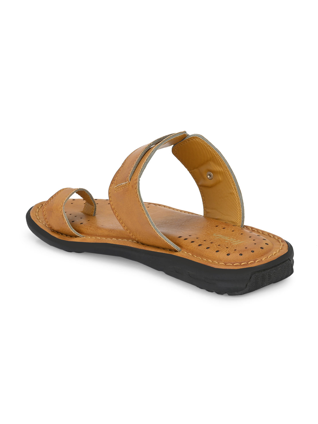 Hirolas® Men's Tan Comfortable Office Slippers (HROMSL11TAN)