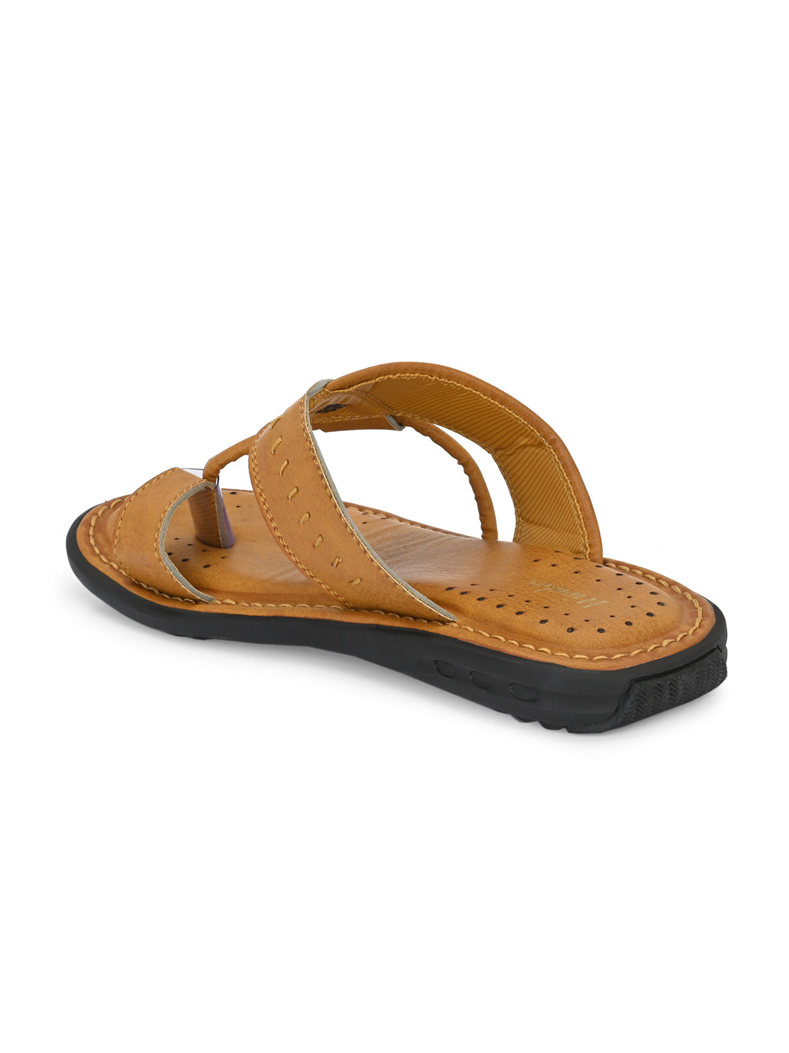 Hirolas® Men's Tan Comfortable Office Slippers (HROMSL14TAN)