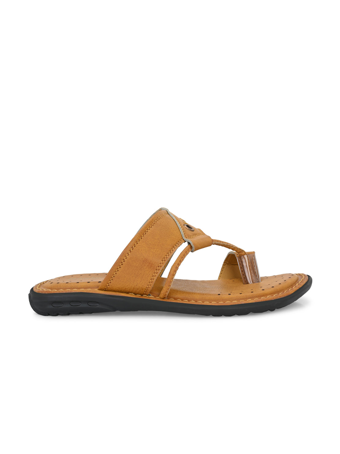 Hirolas® Men's Tan Comfortable Office Slippers (HROMSL14TAN)
