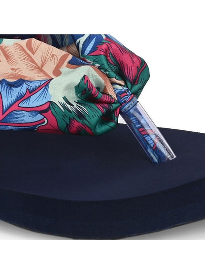 Hirolas® Women Multi-color PrintedThong Flip_Flops (HROWFF05BLU)