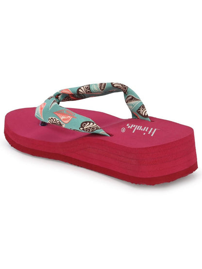 Hirolas® Women Multi-color PrintedThong Flip_Flops (HROWFF05FUC)
