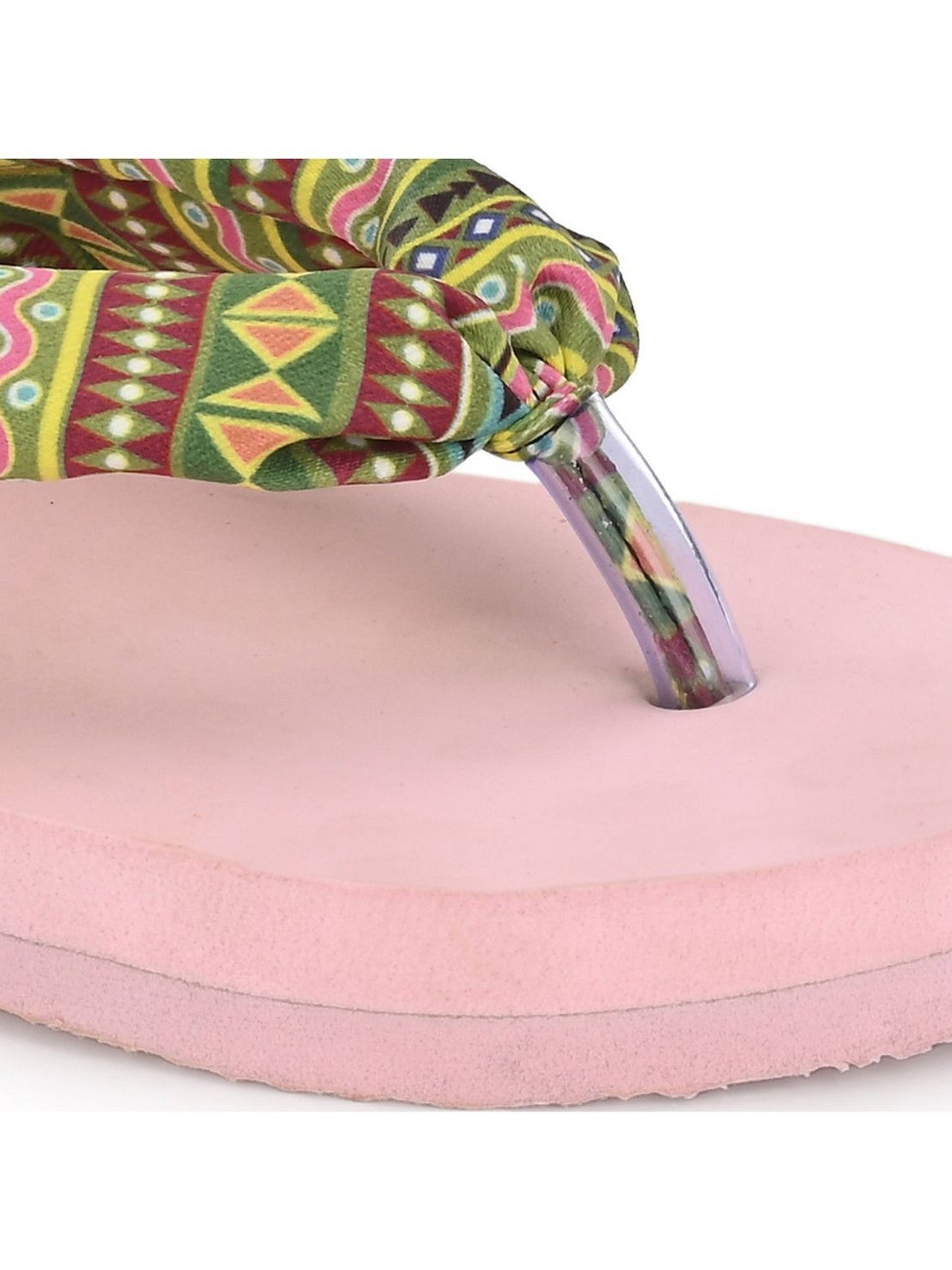 Hirolas® Women Multi-color Printed Thong Flip_Flops (HROWFF05PNK)