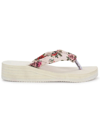 Hirolas® Women Multi-color Printed Thong Flip_Flops (HROWFF05WHT)